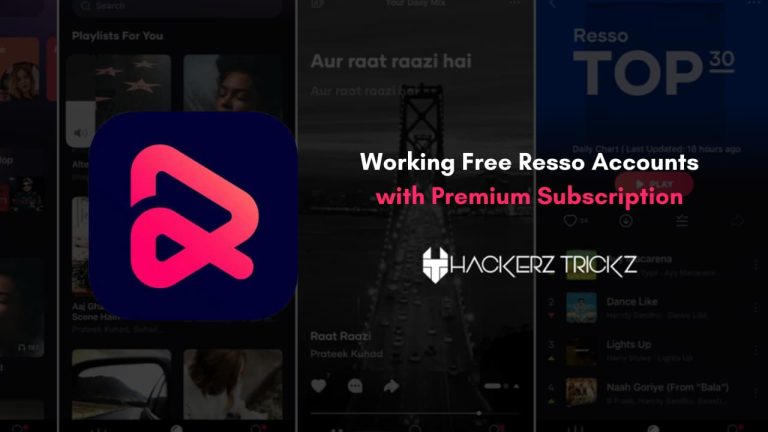 Working Free Resso Accounts with Premium Subscription