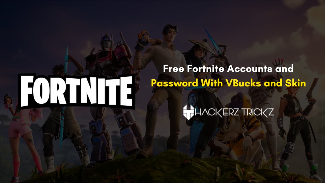 free fortnite account with skins email and password