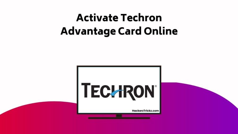 How to Activate Techron Advantage Card Online