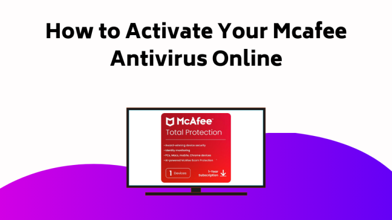 How To Activate Your Mcafee Antivirus Online 1024×576